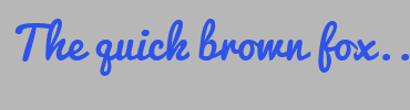 Image with Font Color 2D53E9 and Background Color B7B7B7